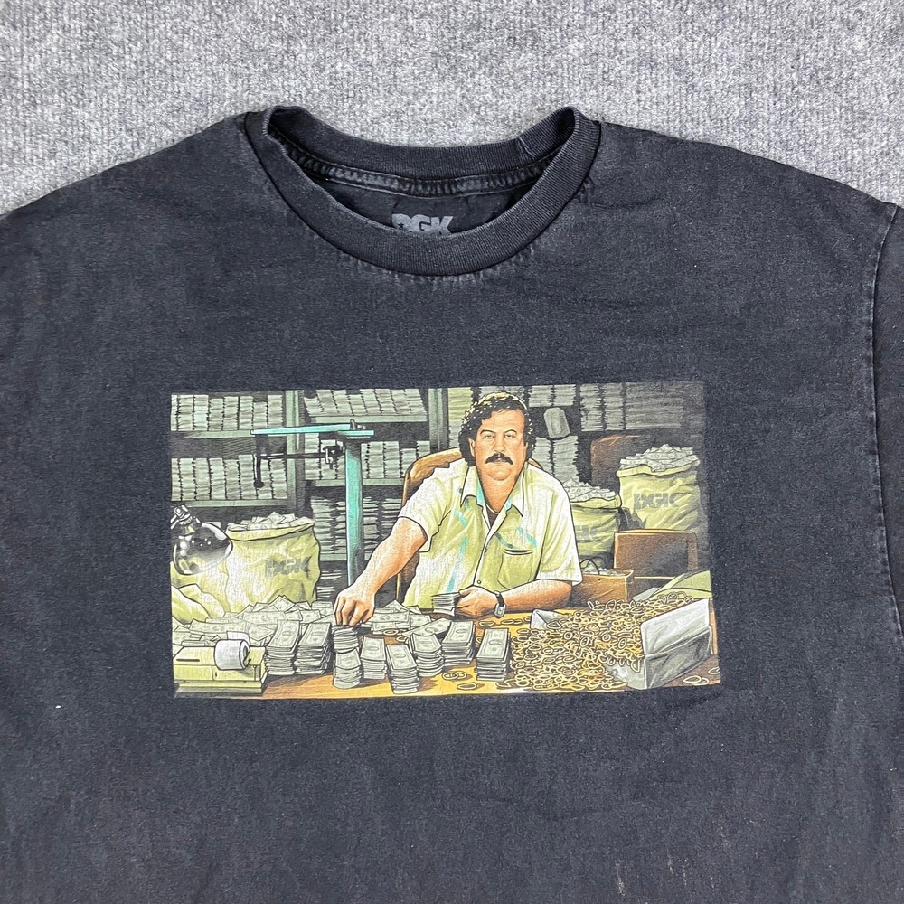 DGK T-Shirt Mens Size XL Black‎ Graphic Urban Streetwear Pablo Inspired Vintage